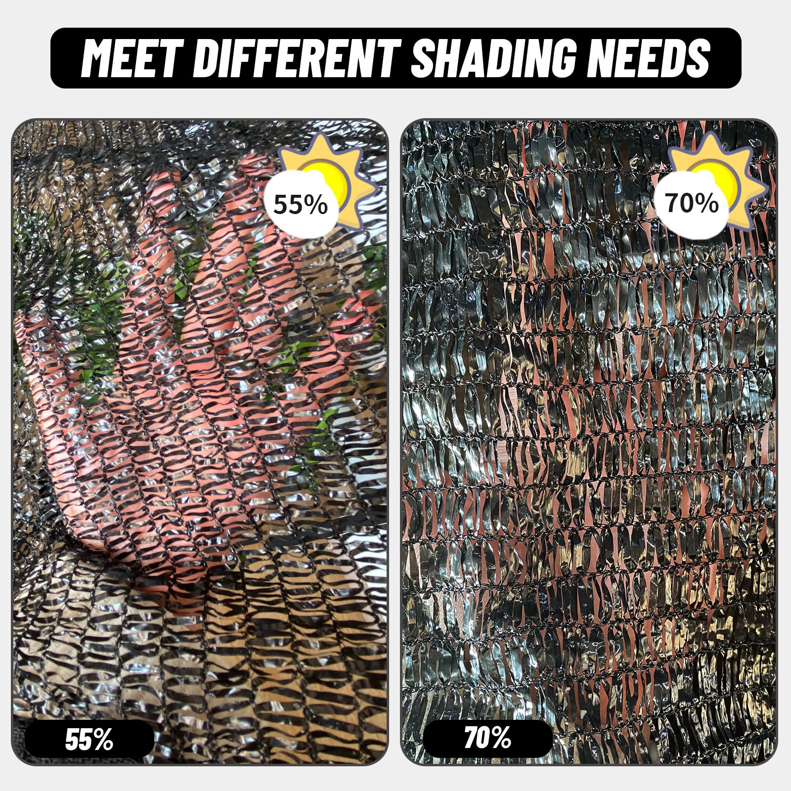 Cool Area Shade Cloth in a garden setting