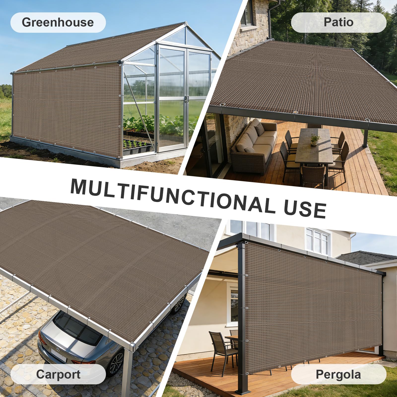 Cool Area Sun Shade Cloth packaging and details