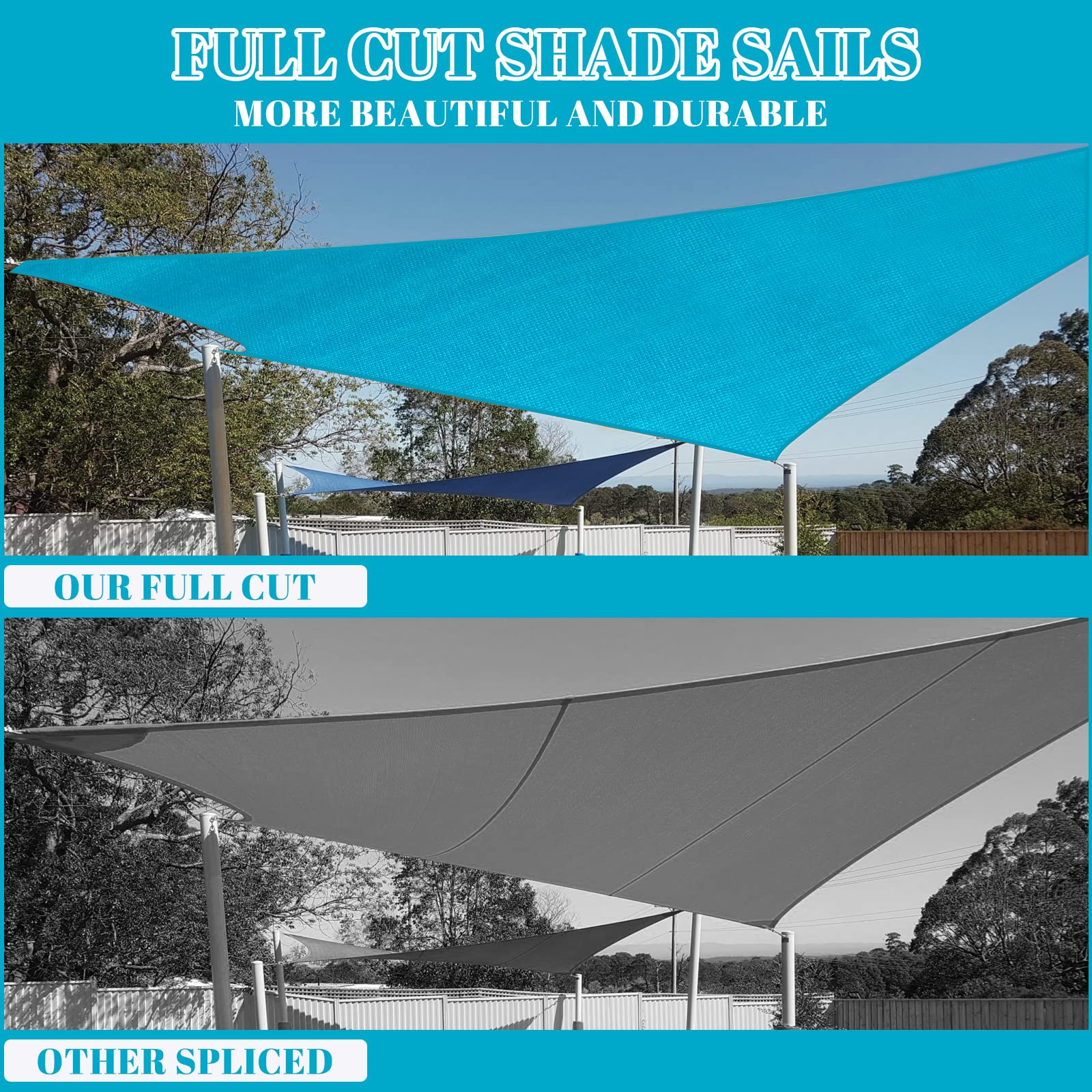 Cool Area Triangle Sun Shade Sail packaging view