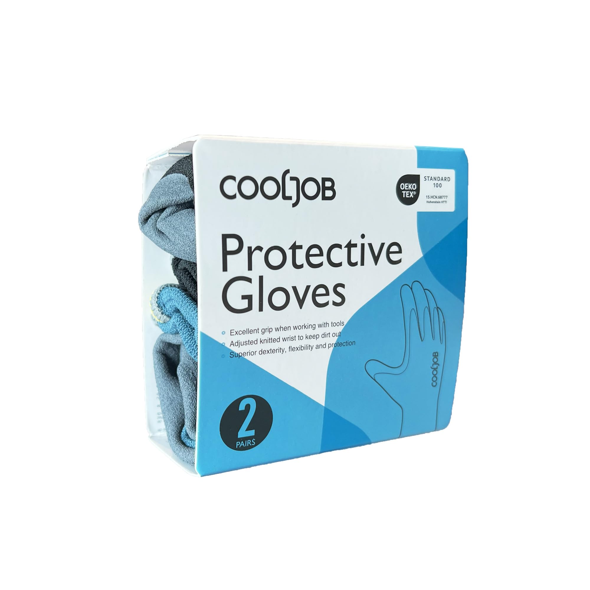COOLJOB Gardening Gloves displayed on a table