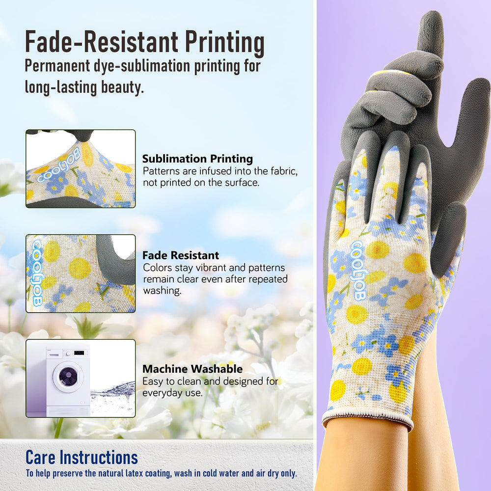 COOLJOB Gardening Gloves in use while planting
