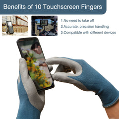 COOLJOB Gardening Gloves showing elastic long cuff