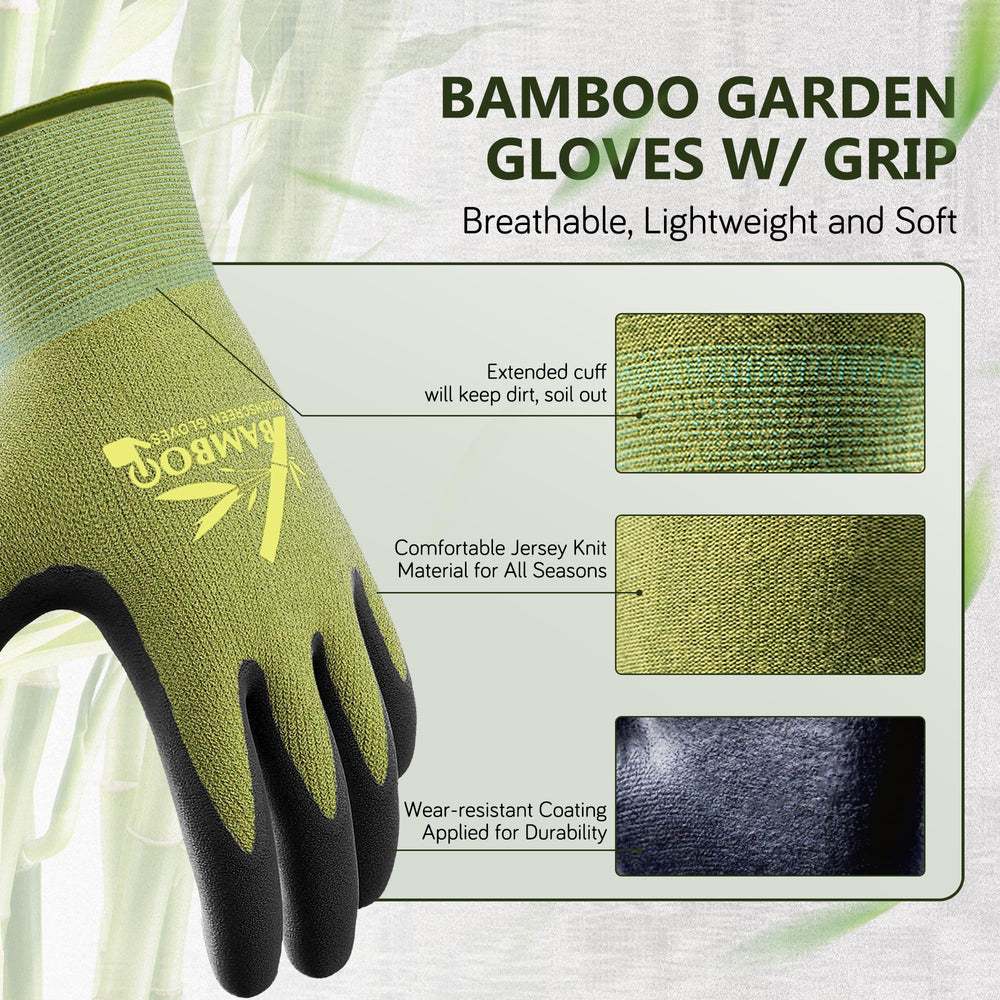 COOLJOB Gardening Gloves showing touchscreen capability
