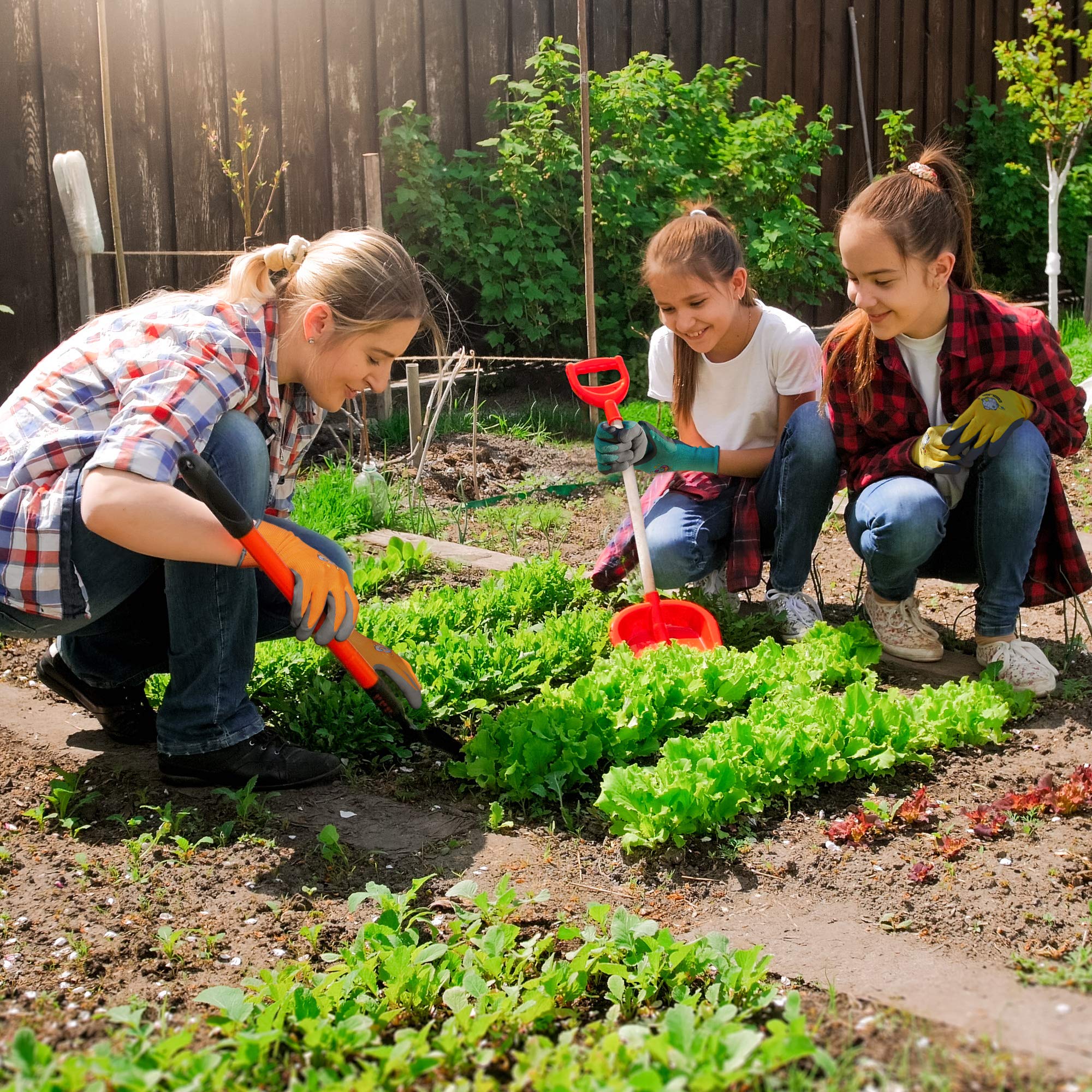 COOLJOB Kids Gardening Gloves packaging