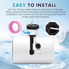 Cooouds GLX-FLO-RP Flow Switch installation accessories