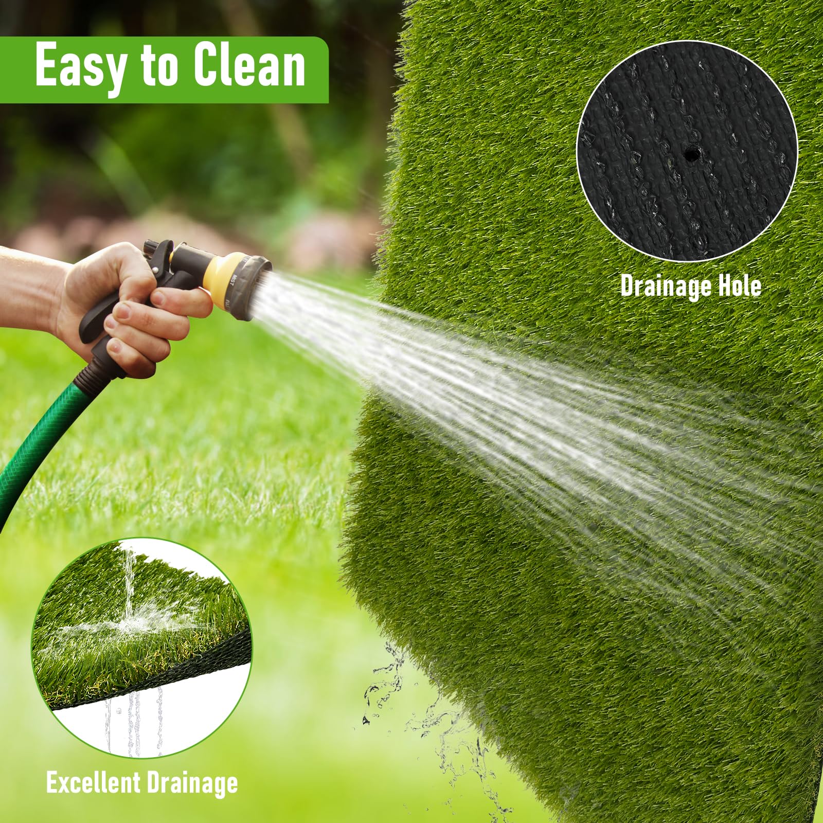 CooRug artificial grass in use with small dogs