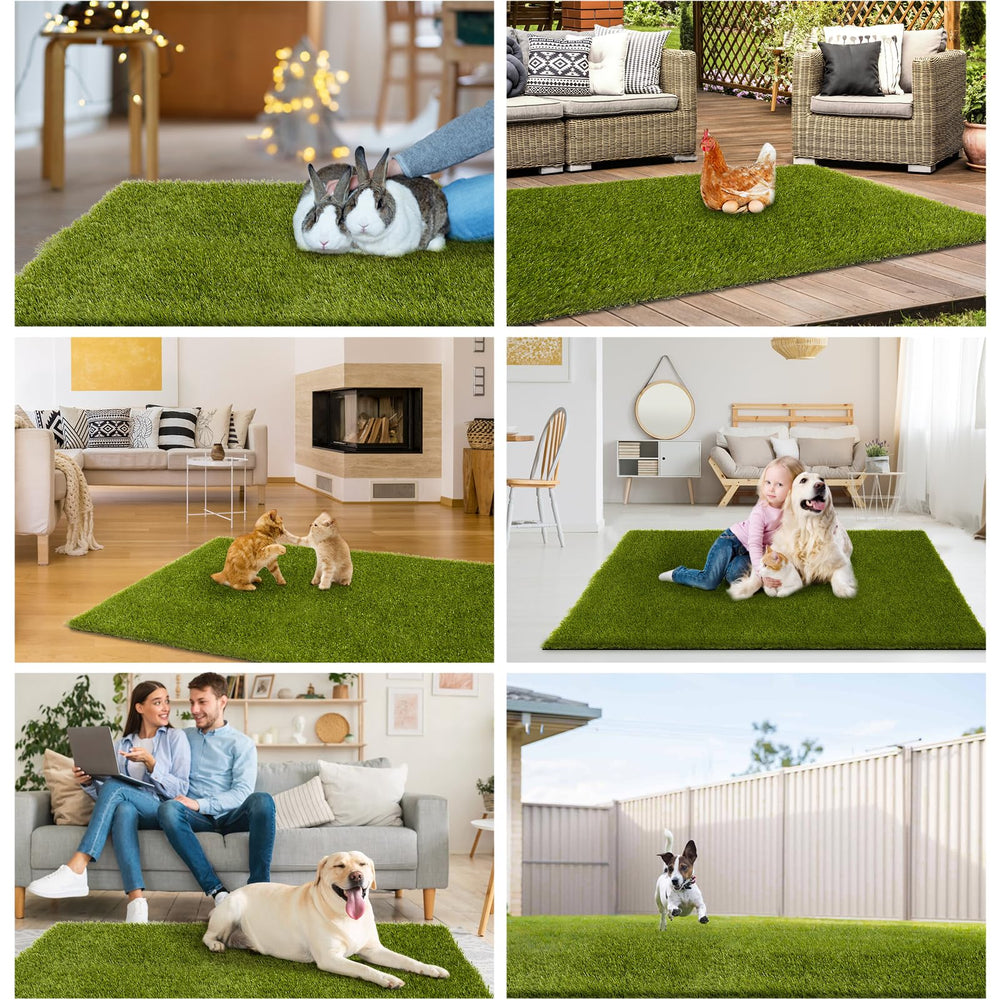 CooRug artificial grass under sunlight