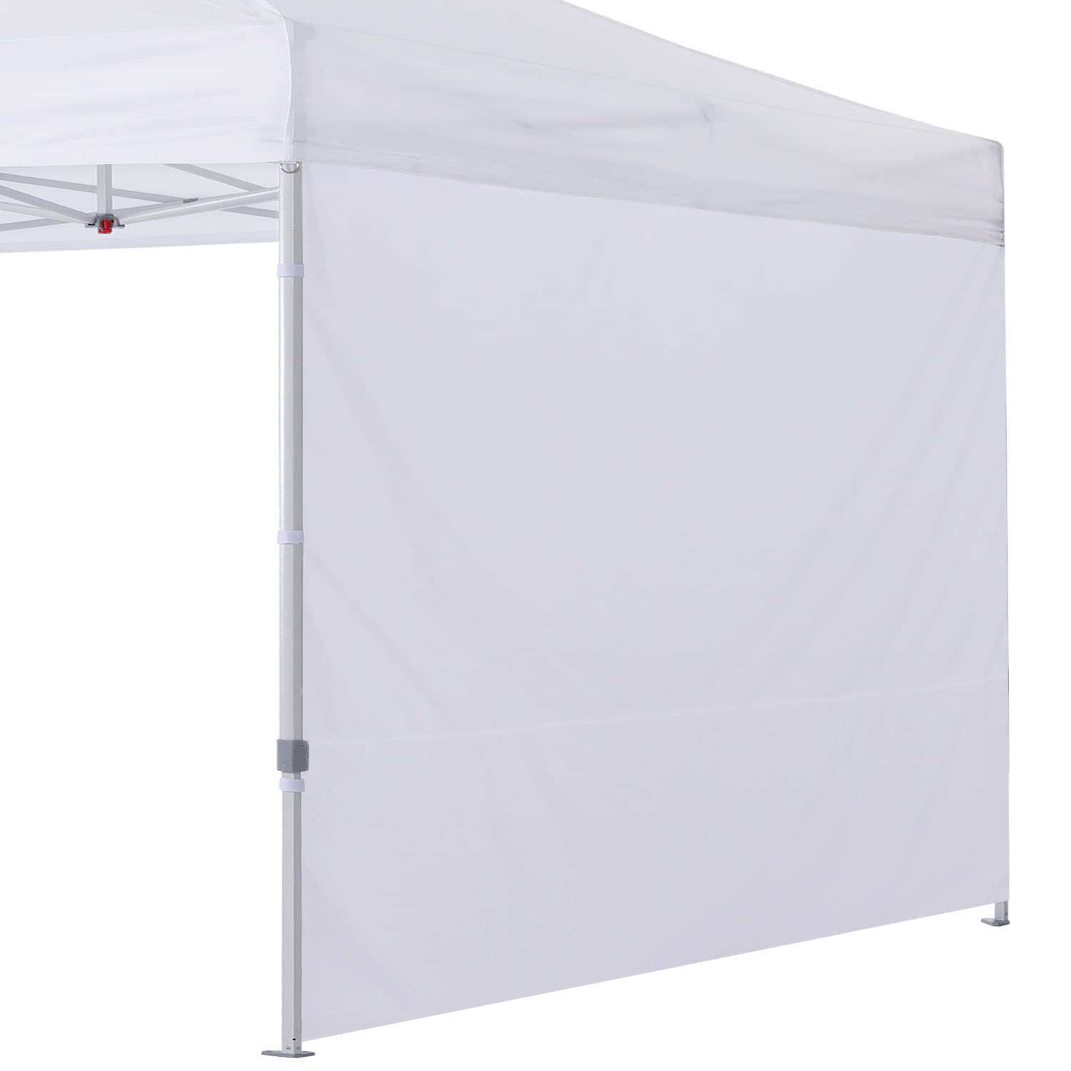 COOSHADE Instant Canopy SunWall 10x10 side wall in white