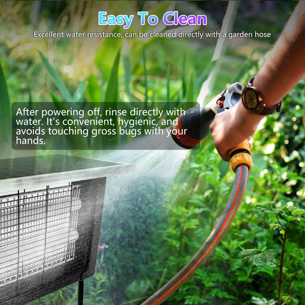 coospider-repta Solar Bug Zapper on countertop
