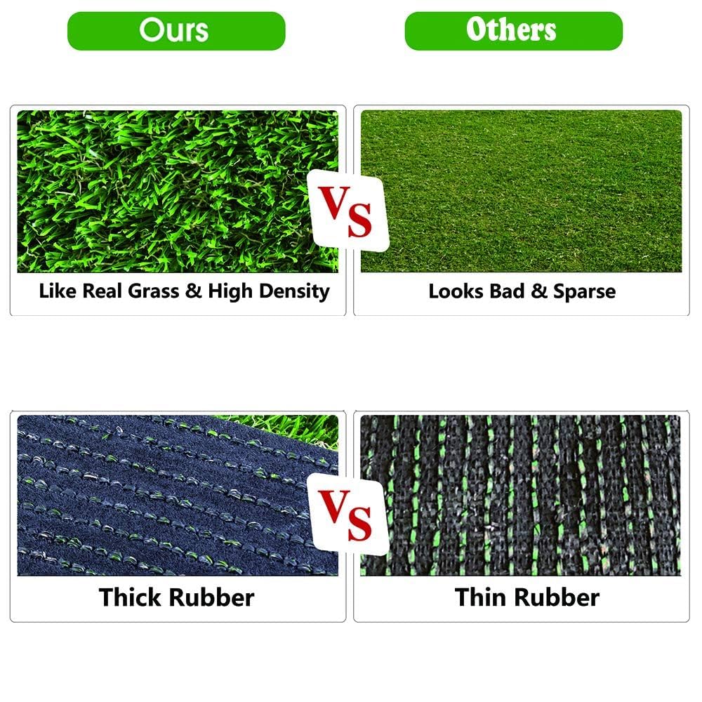 CooZero grass mat displayed indoors for potty training