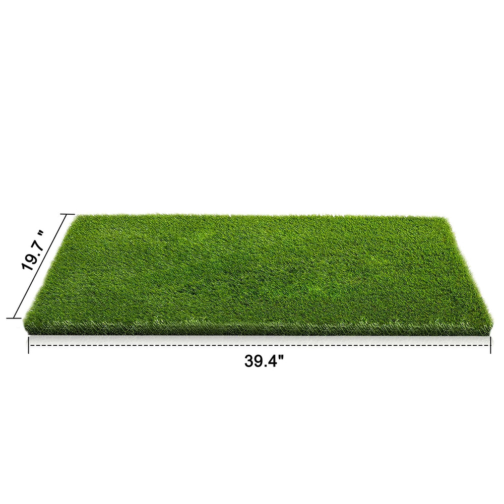 CooZero grass mat showing drainage holes and backing