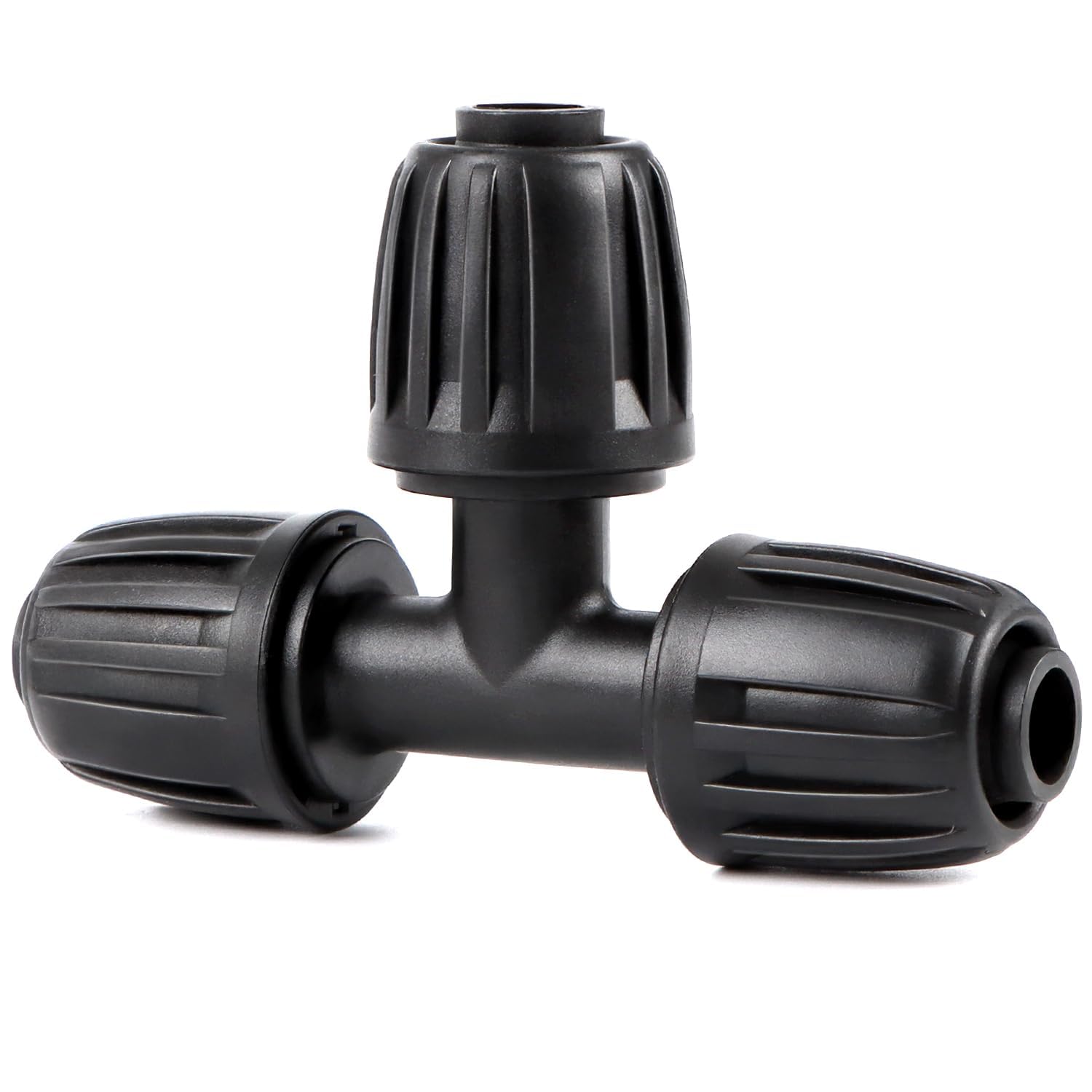 Copadri 10 pieces 1/2 inch drip irrigation tee fittings front view