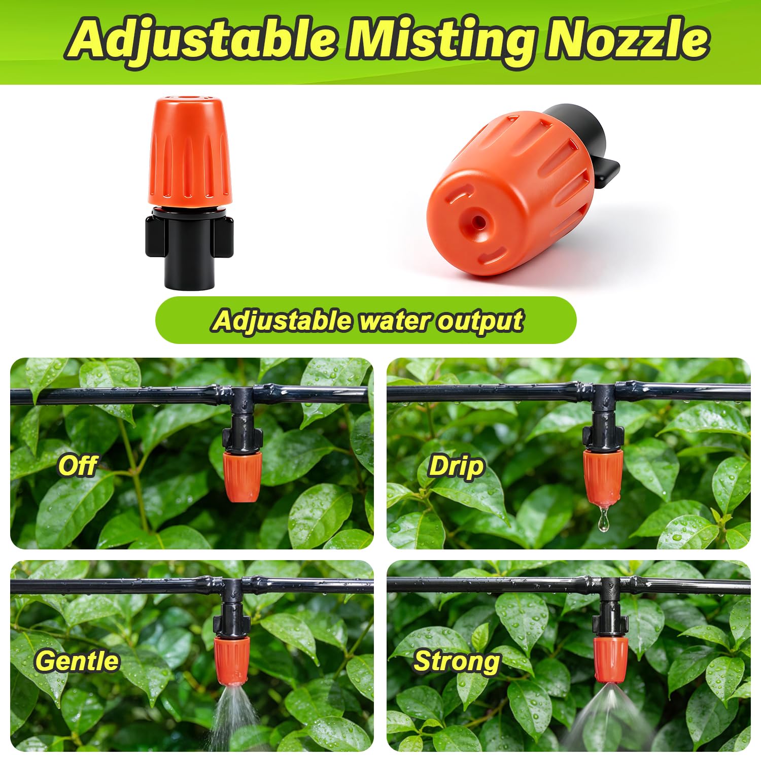 Copadri drip irrigation fittings showing barbed connectors