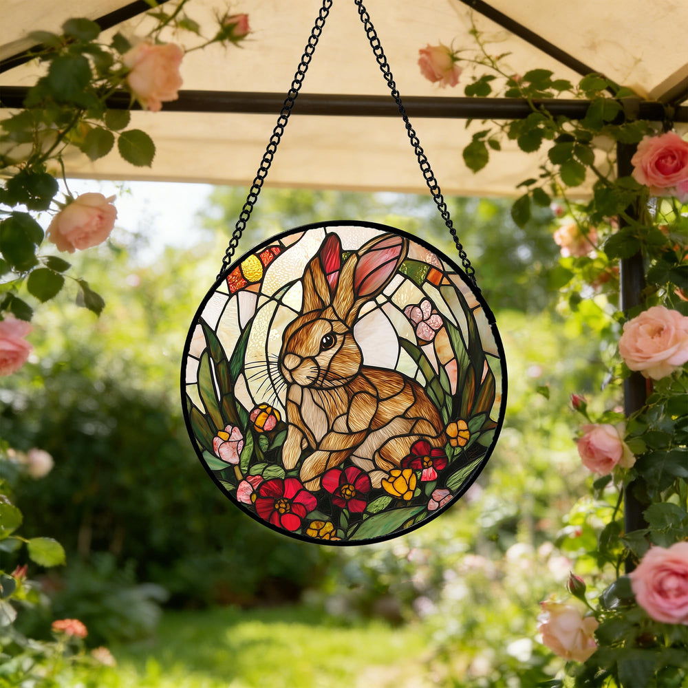 Cord and hook included with AMDERVEN Suncatcher