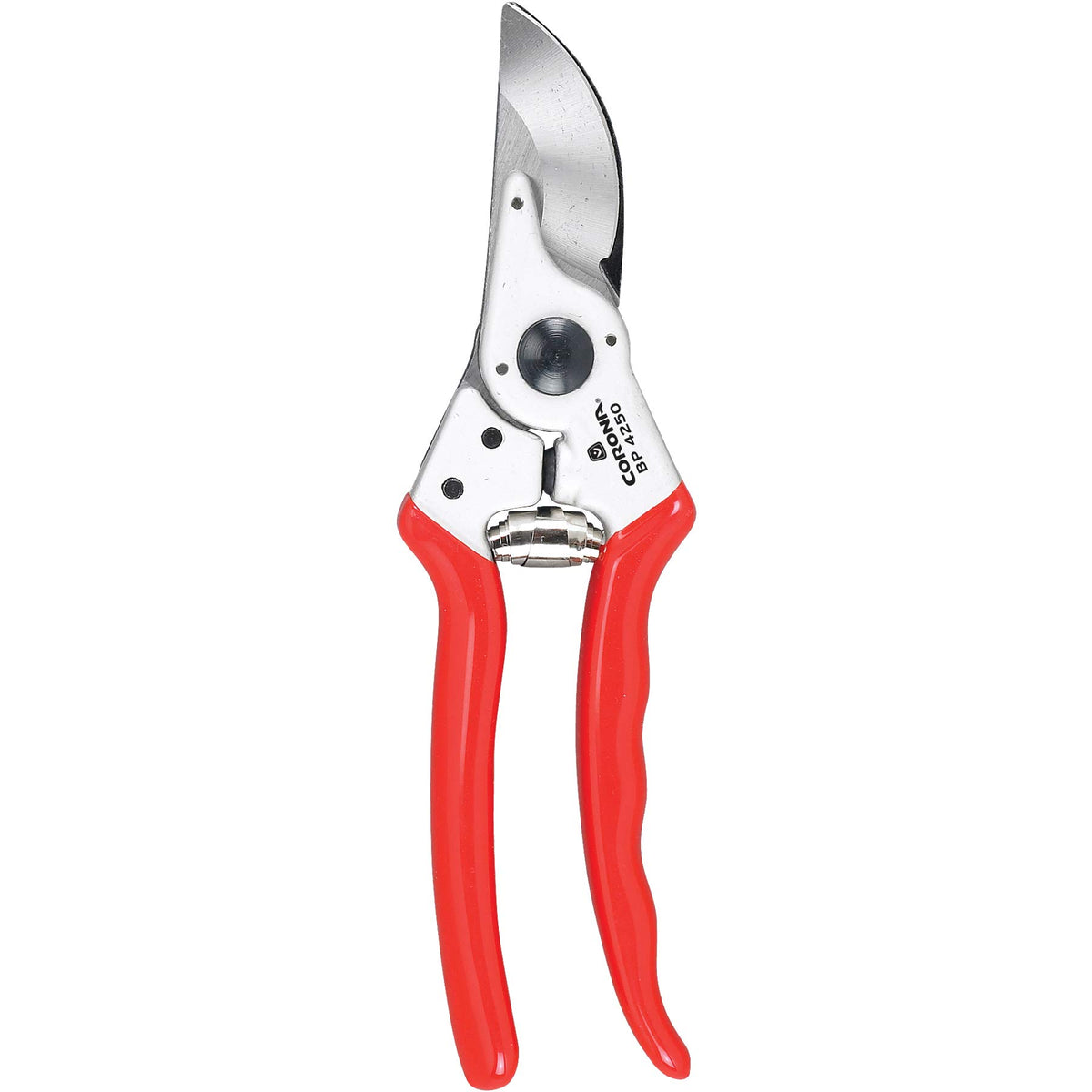 Corona Clipper BP 4250 Bypass Pruner with red handles front view