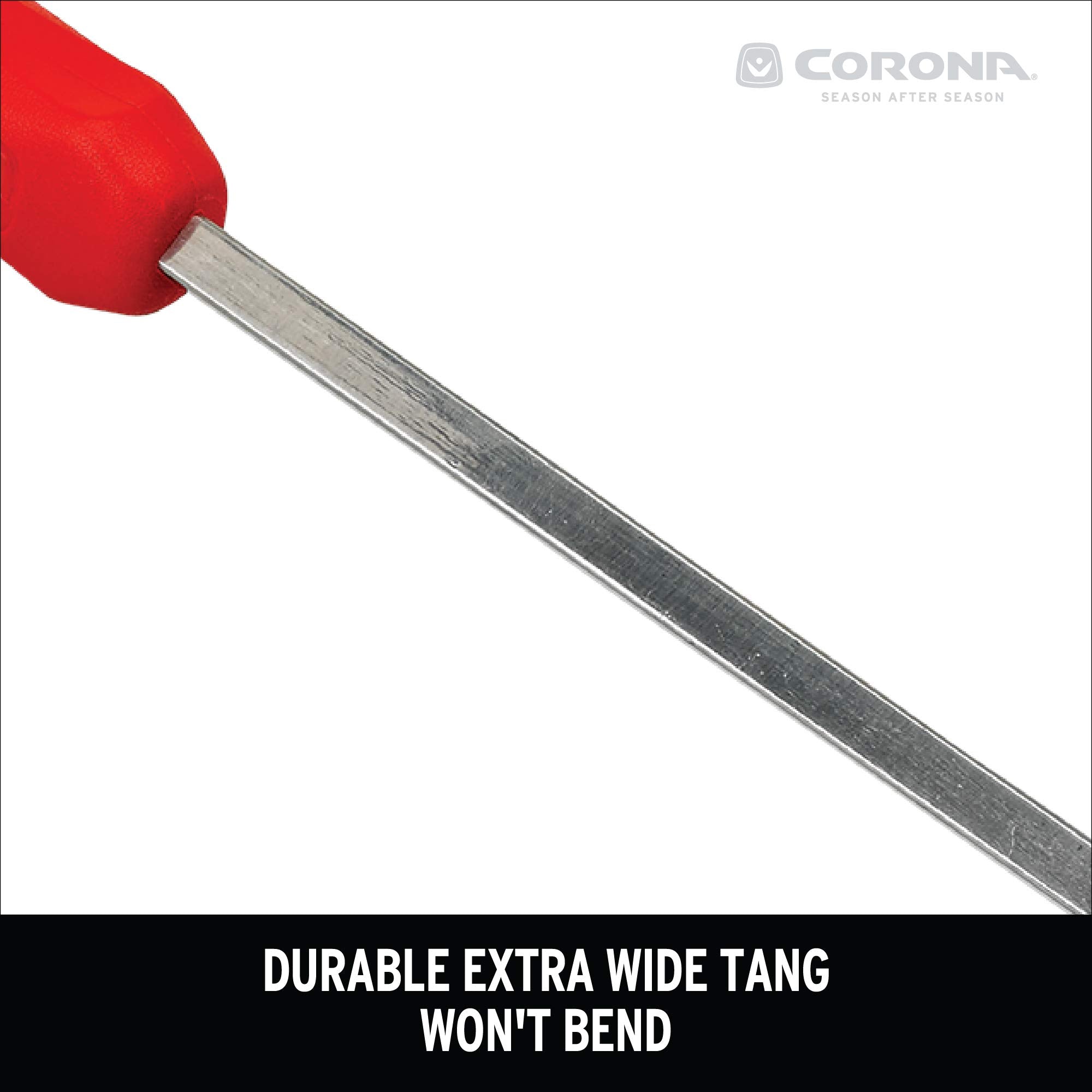 Corona CT 3344 Hoe/Cultivator stainless steel head detail