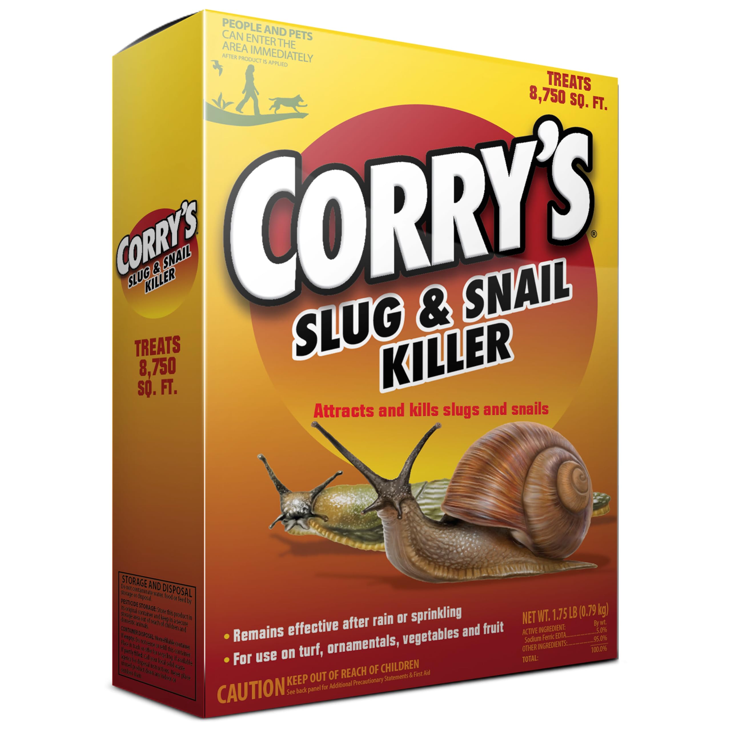 Corry's Slug and Snail Killer Bait 1.75 Pounds front view