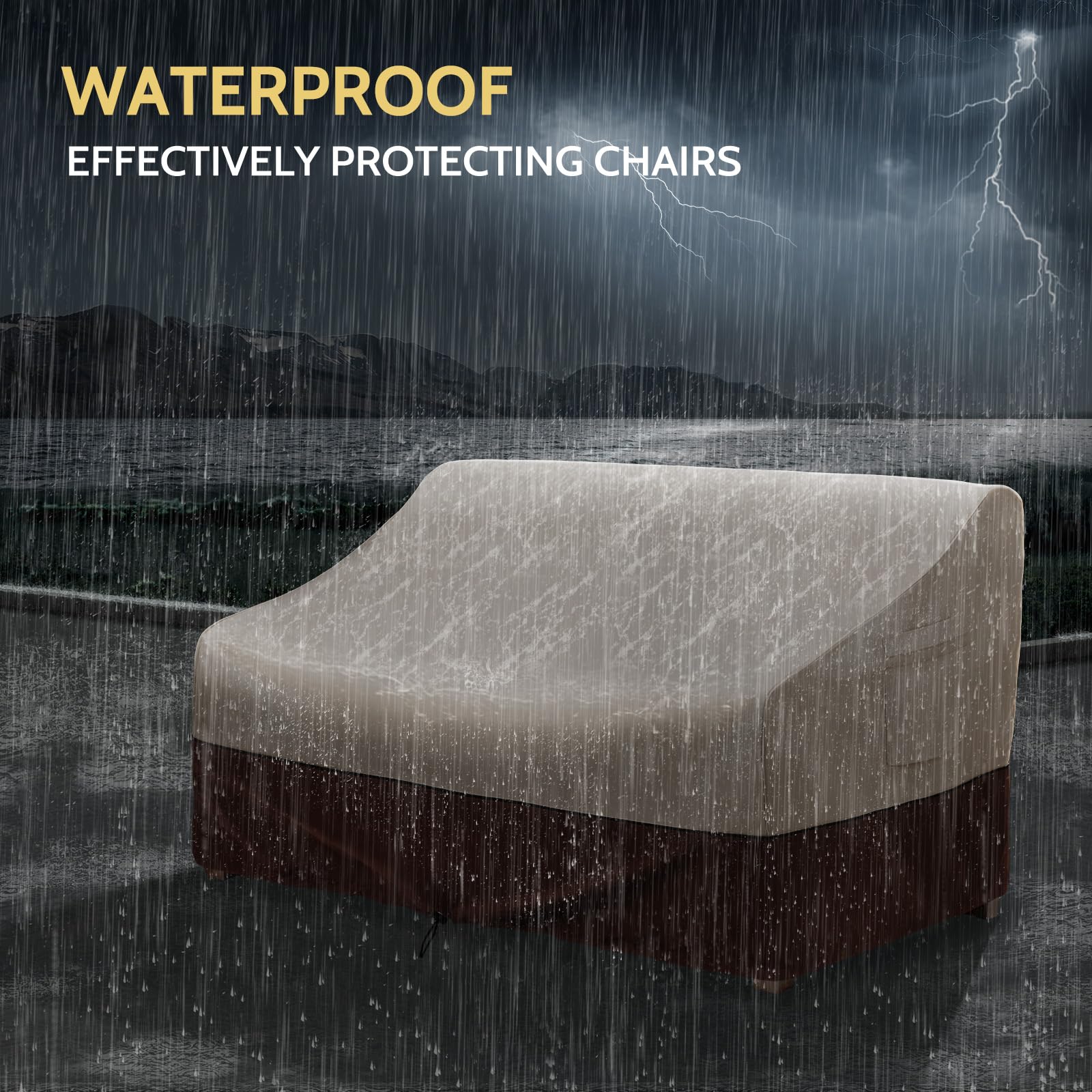 COSFLY cover protecting loveseat from rain and snow