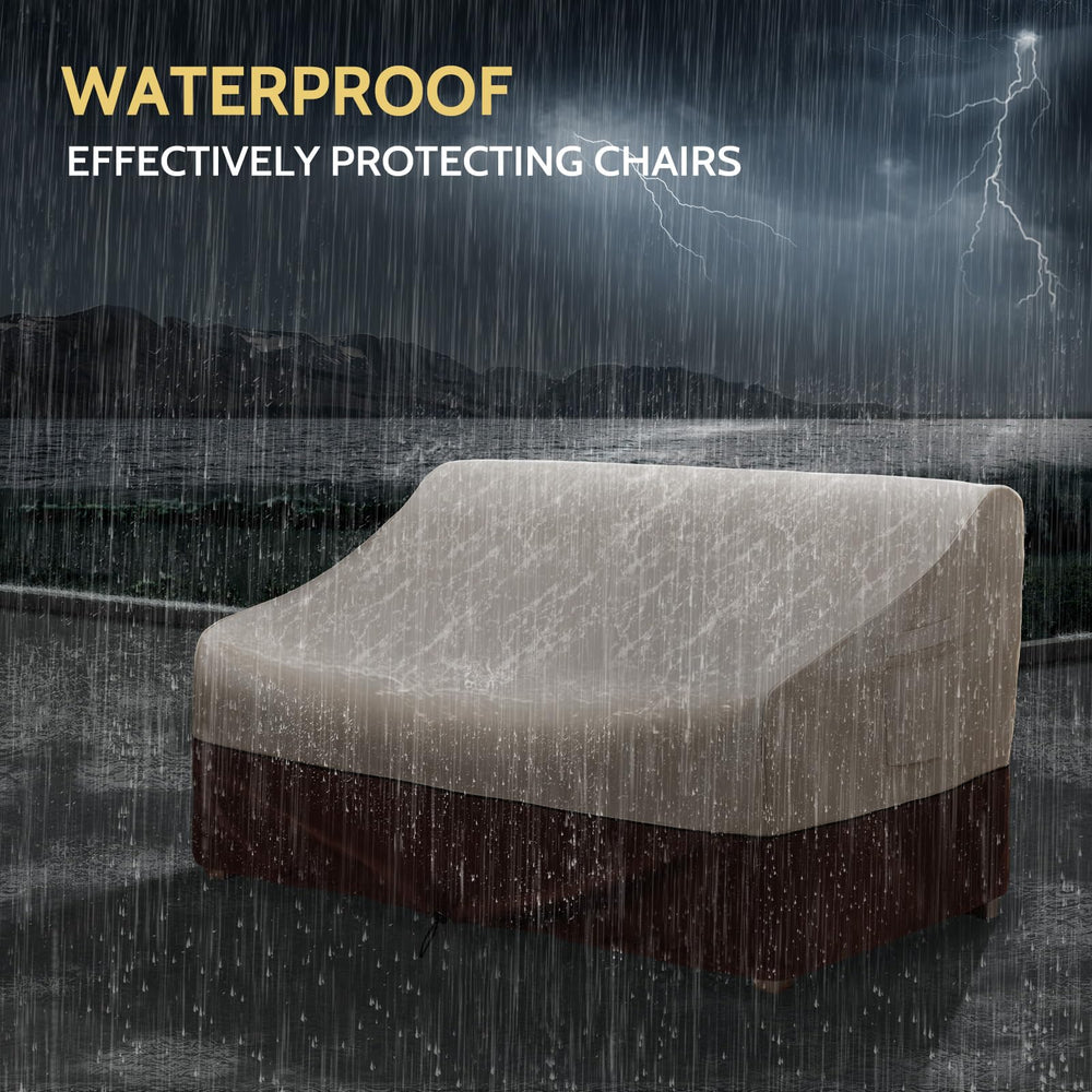 COSFLY cover protecting loveseat from rain and snow