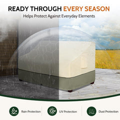 COSFLY patio cover protecting sofa from rain