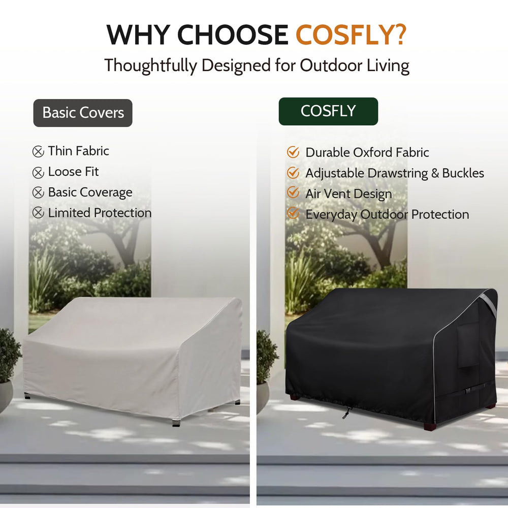 COSFLY Patio Furniture Cover user manual included