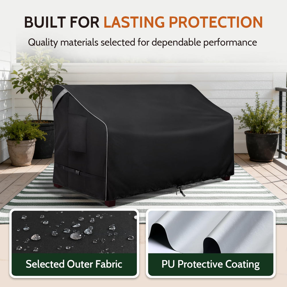COSFLY Patio Sofa Cover with adjustable buckle straps