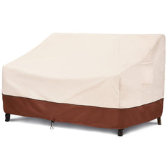 COSFLY Waterproof Patio Furniture Cover, Brown front view
