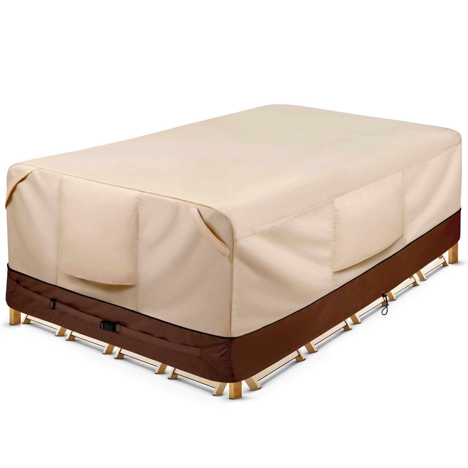 COSFLY Waterproof Patio Furniture Set Cover front view