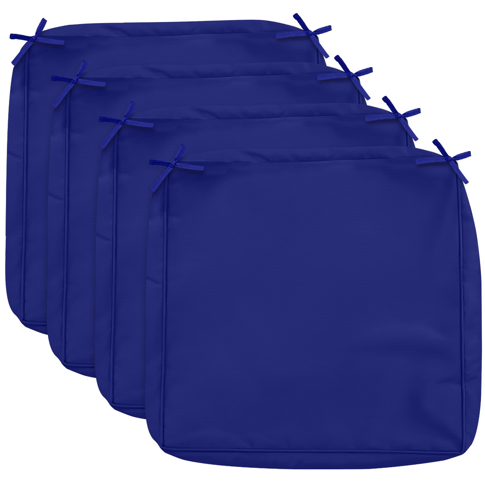 COSHNIBI Patio Cushion Cover Navy Blue front view