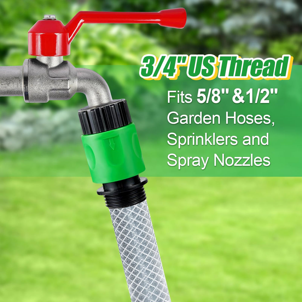 Cosweet male and female adapters for garden hoses