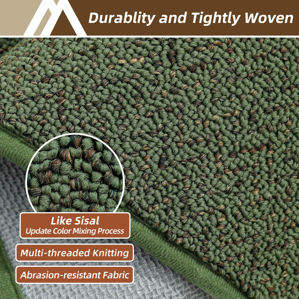 COSY HOMEER Dirt Trapper Door Mat 32x48 green close-up of texture