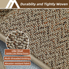 COSY HOMEER Dirt Trapper Door Mat side view showing texture