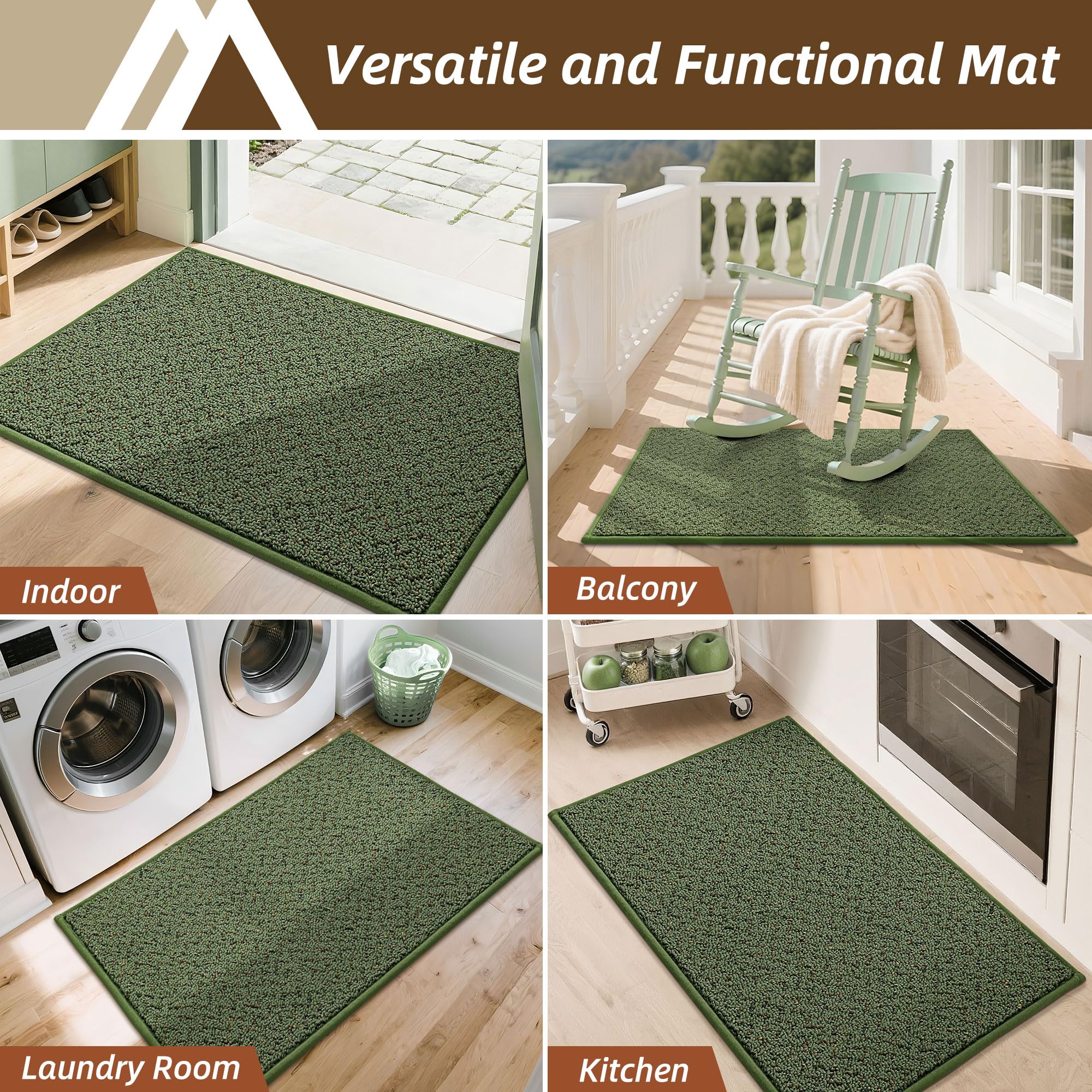 COSY HOMEER Door Mat being vacuumed