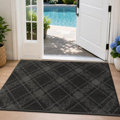 COSY HOMEER Door Mat front view in dark grey