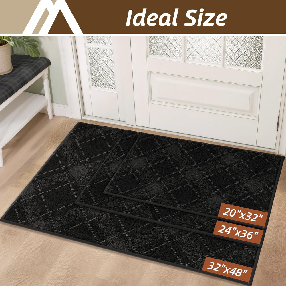 COSY HOMEER Door Mat non-slip TPR backing close-up
