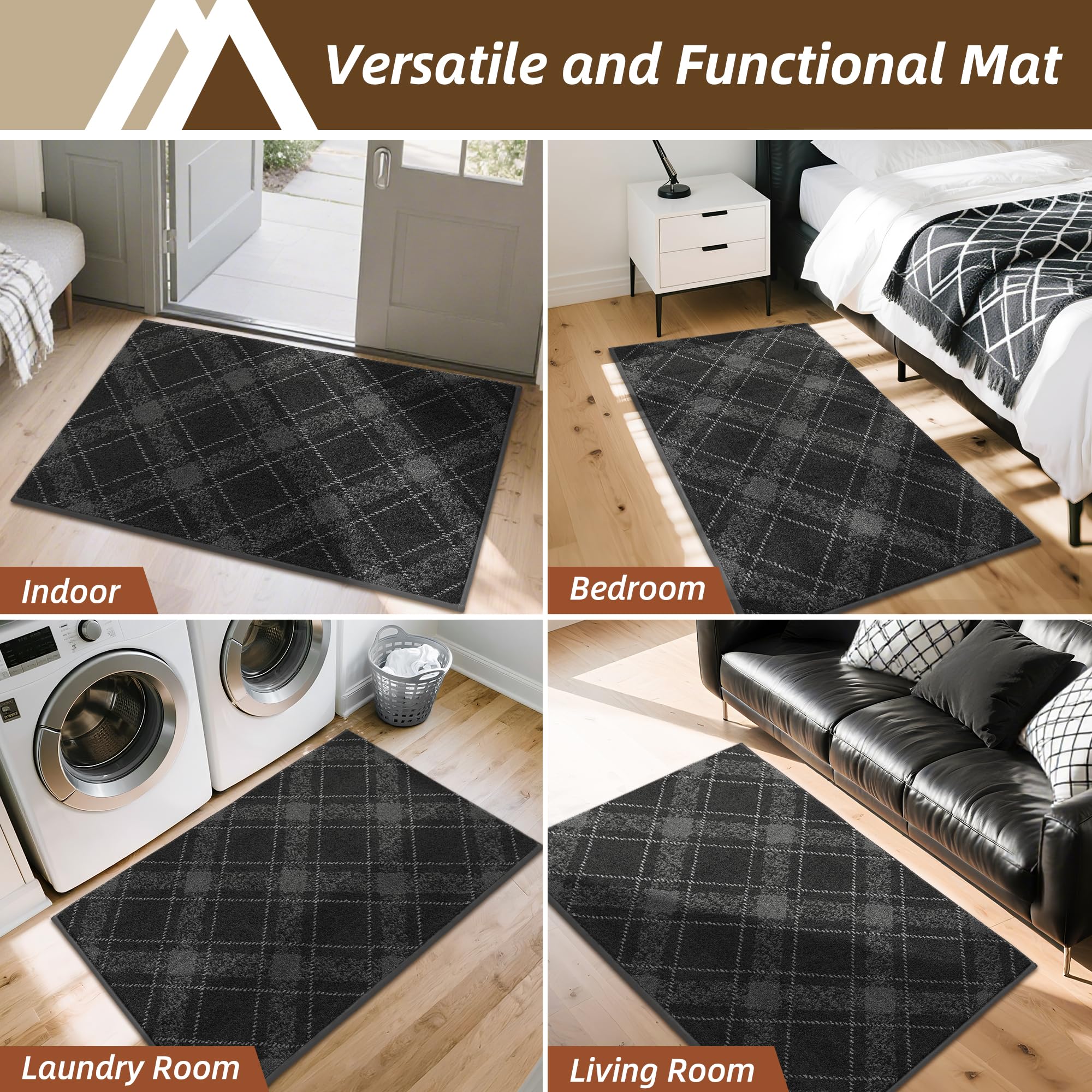 COSY HOMEER Door Mat with loose dirt shaken off