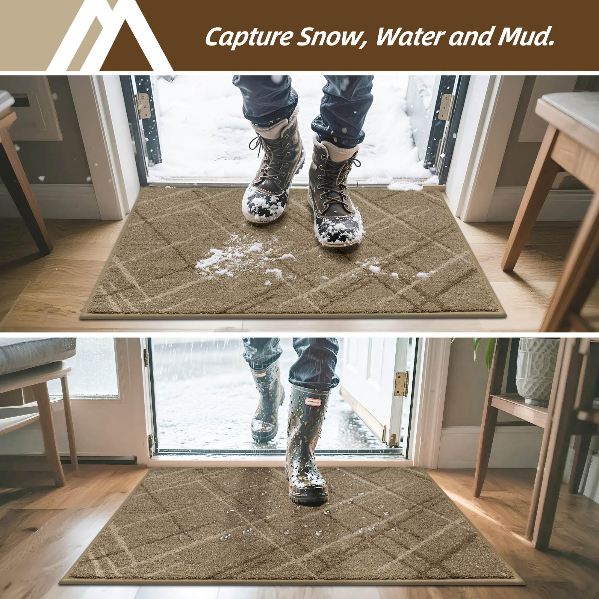COSY HOMEER doormat showing TPR backing close-up