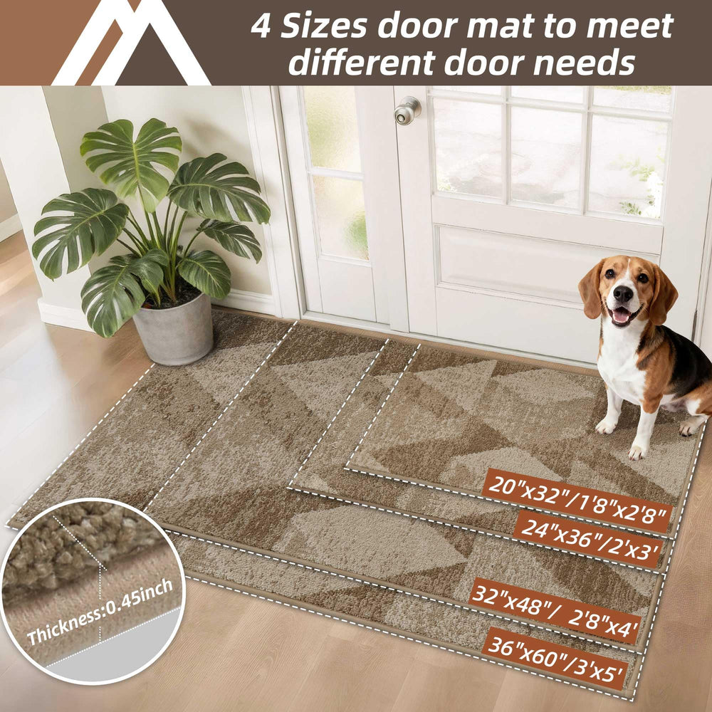COSY HOMEER Entryway Rug Doormat close-up of fabric