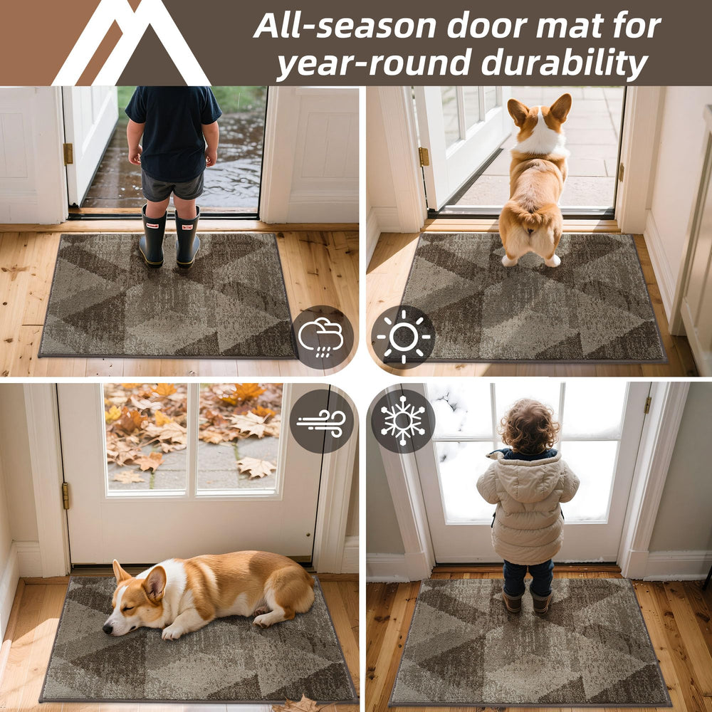 COSY HOMEER Entryway Rug Doormat in a kitchen setting