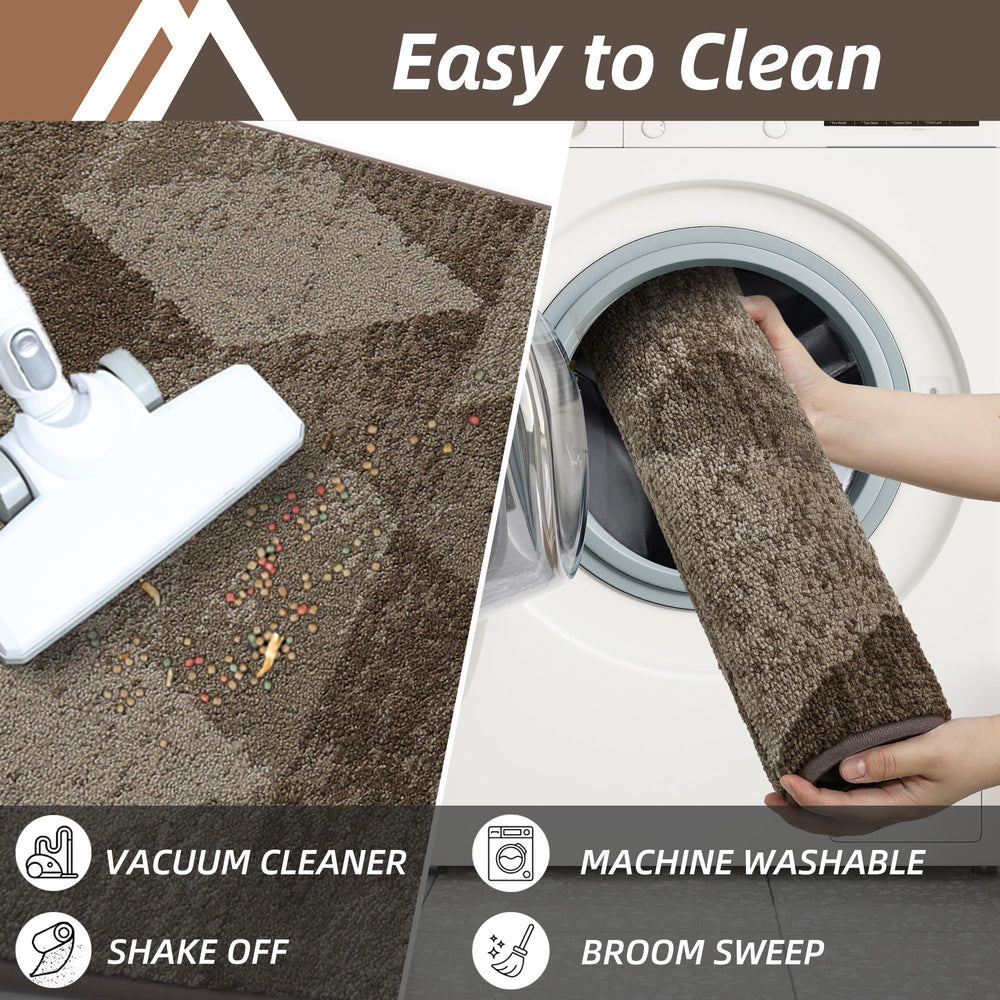COSY HOMEER Entryway Rug Doormat machine wash instructions