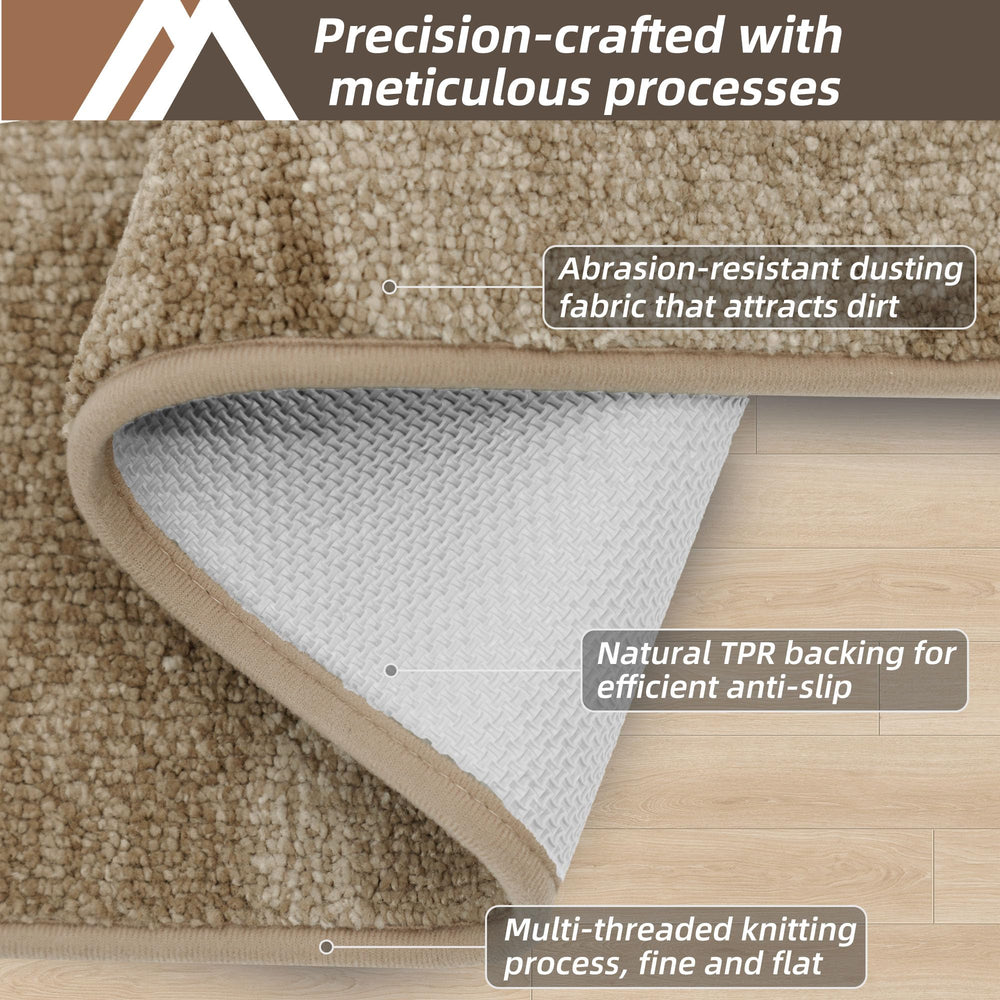 COSY HOMEER Entryway Rug Doormat non-slip backing detail