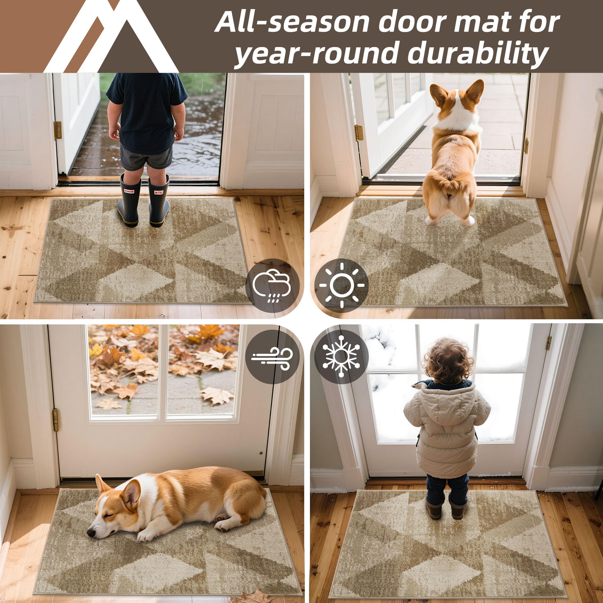 COSY HOMEER Entryway Rug Doormat packaging