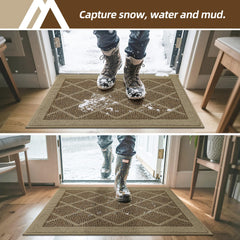 COSY HOMEER Non-Slip Door Mat detailed texture