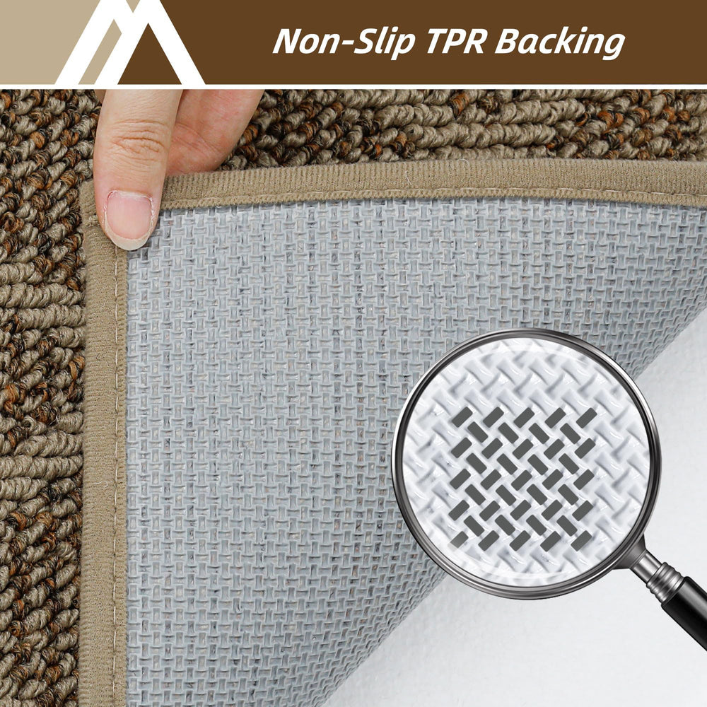 COSY HOMEER Non-Slip Door Mat low profile side view