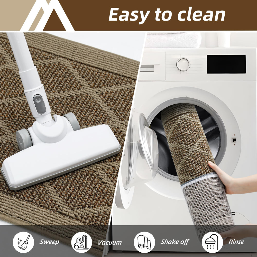 COSY HOMEER Non-Slip Door Mat with dirt trapping surface