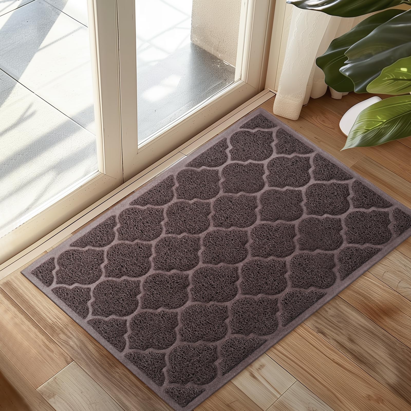 Cosyearn Door Mat 24x36 brown front view