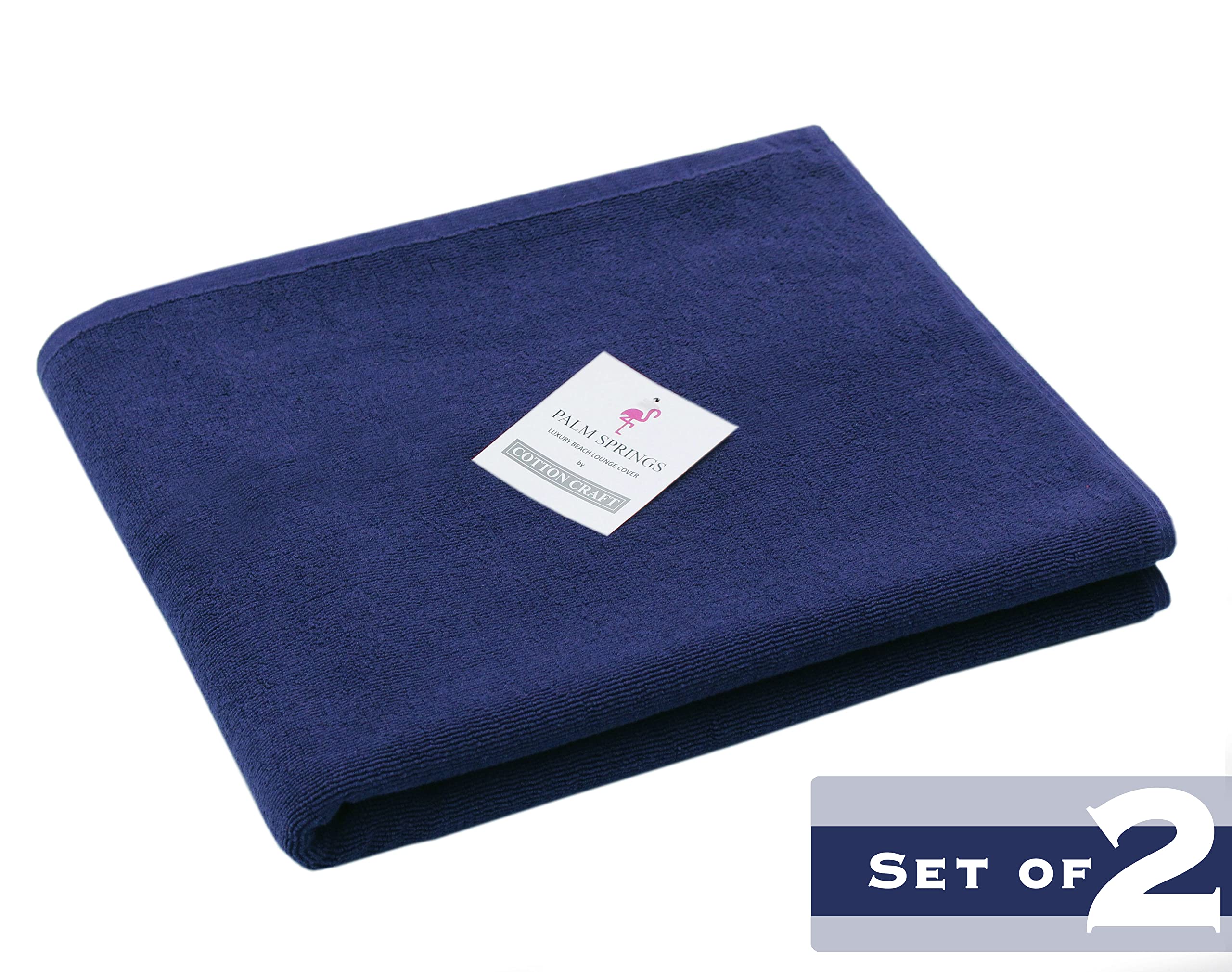 COTTON CRAFT lounge chair cover with fitted hood detail