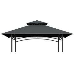COVBOARD 5' x 8' Grill Gazebo Replacement Canopy in dark gray