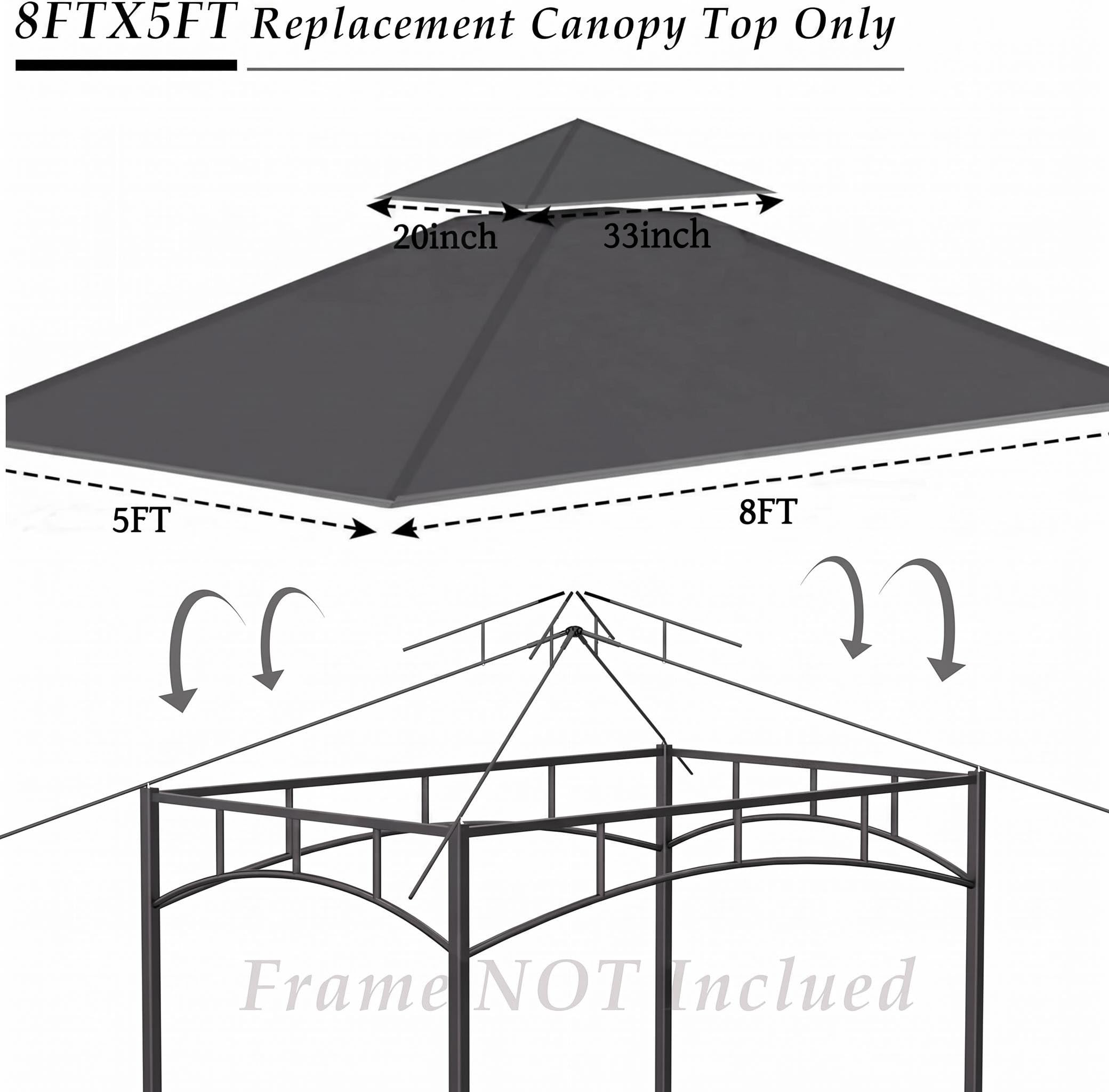 COVBOARD canopy showcasing double roof ventilation design