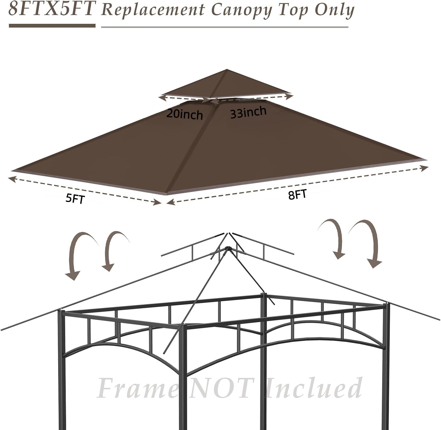 COVBOARD replacement canopy fabric close-up